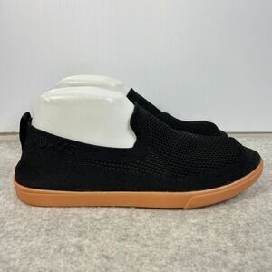 Suavs The Barton Casual Slip On Loafer Shoes Jet Black Gum Womens 9.5